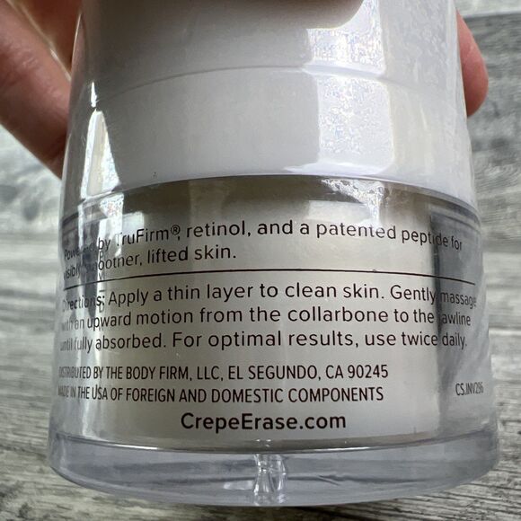 BODY FIRM Crepe Erase Neck Repair Treatment TRUFIRM - 15ml NEW - Picture 7 of 7